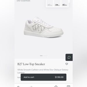 Dior men sneakers. Size 42.